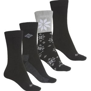Columbia women's winter solstice 4 pack sock